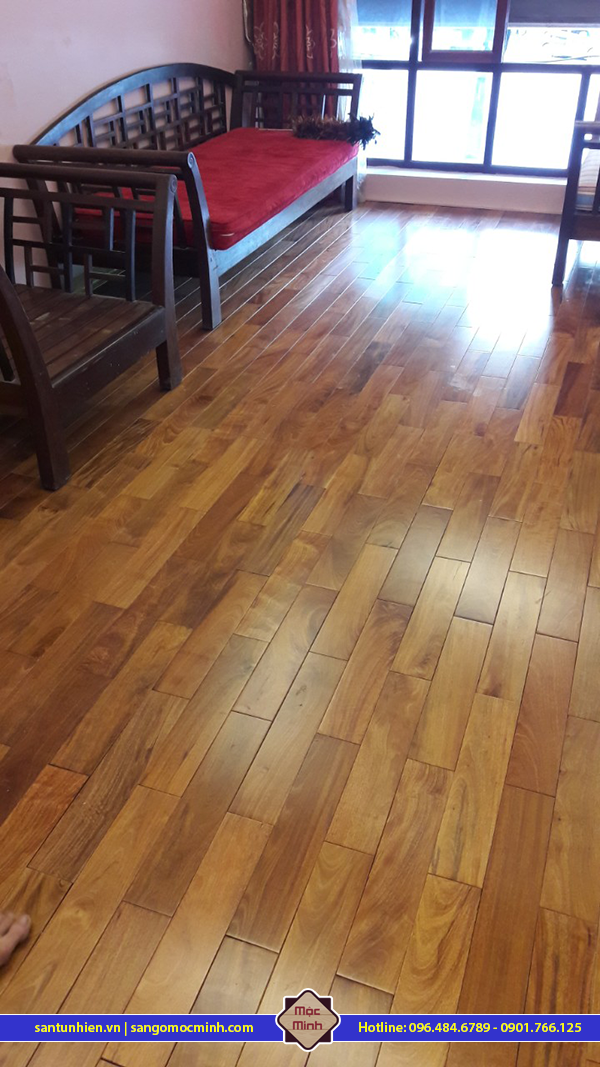 Công trình sàn gỗ Căm Xe