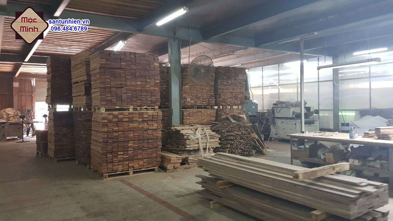 Nhà máy sản xuất sàn gỗ tự nhiên Mộc Minh